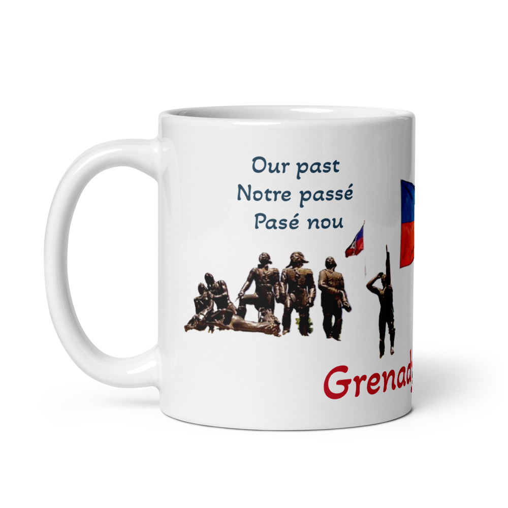 Haiti Past & Present – Grenadye Alaso!! Mug -World Cup Edition - White glossy mug