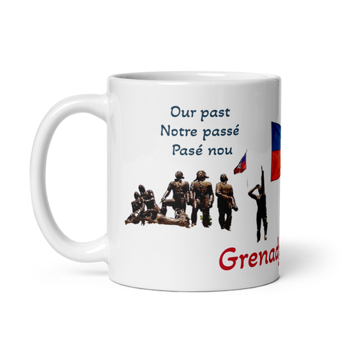 Haiti Past & Present – Grenadye Alaso!! Mug -World Cup Edition - White glossy mug